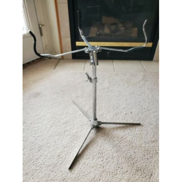Vintage 1970s‎ Standard Flat Base Snare Drum Stand w/Damaged Rubber - Picture 1 of 8